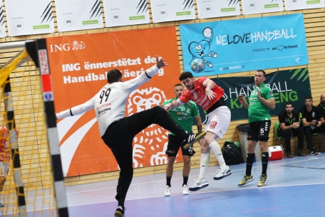 Handball / Red Boys gewinnen ersten Schlagabtausch mit Käerjeng überraschend deutlich