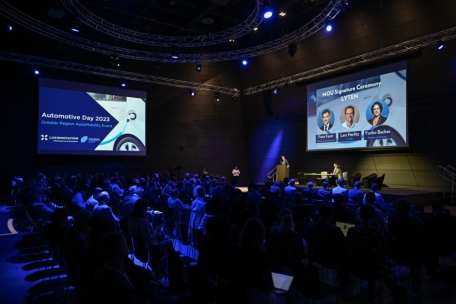 Die Präsentation fand im Rahmen des „Automotive Day 2023“ in Belval statt