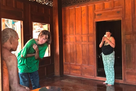 Ausflug zu einem Tempel