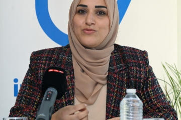 Handicap International / Hilfsorganisation macht auf die Gefahr von Landminen und Streubomben aufmerksam