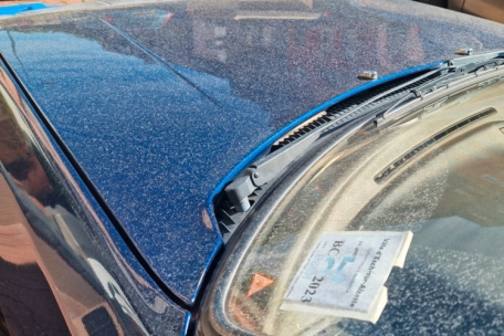 Schwer zu entfernen: der Schlackenstaub in der rue du Tramway