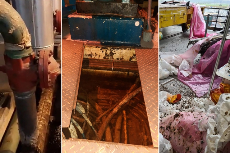 Atomkraft / Diese verstörenden Eindrücke sollen aus Cattenom stammen: Rost, undichte Leitungen, Kabelschächte voller Wasser