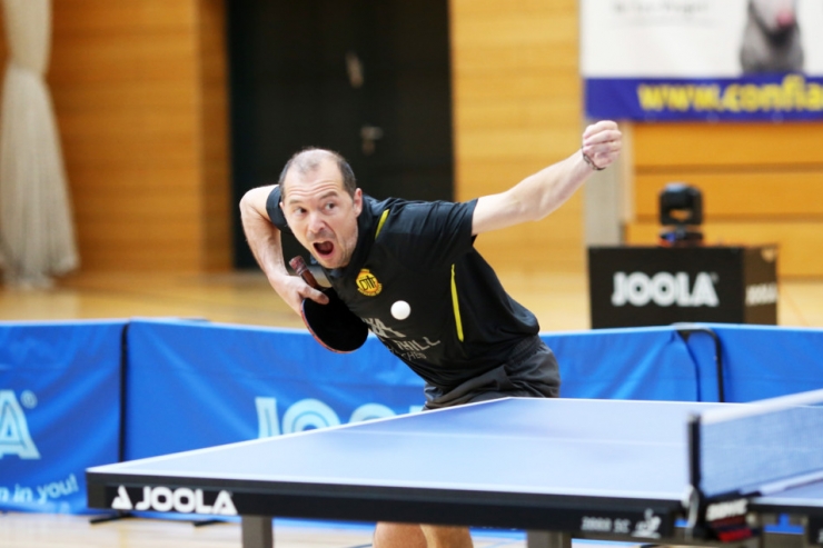 Tischtennis / Vierter Spieltag der Audi League: Remis im Spitzenspiel