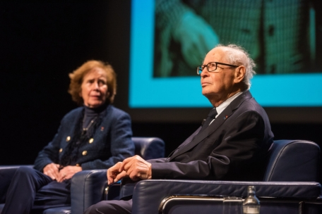 Die beiden Klarsfelds zu Besuch in Luxemburg