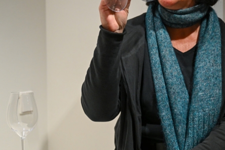 L&rsquo;artiste eschoise Trixi Weis et son verre &agrave; moiti&eacute; plein&nbsp;