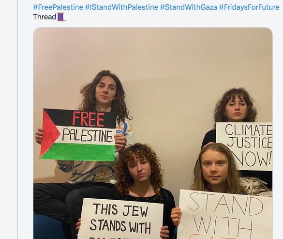 Schweden / Klimaaktivistin Greta Thunberg gerät wegen Nahost-Stellungnahme in die Kritik