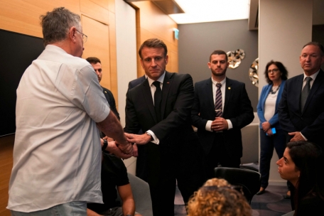 Nahostkonflikt / Macron fordert internationale Allianz gegen die Hamas