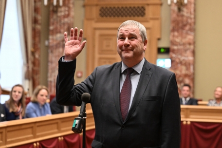 Vereidigung des Vereidigers: Michel Wolter