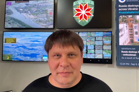 Gespräch mit Oleksandr Dmitriew / Die 6.000 Augen der ukrainischen Armee