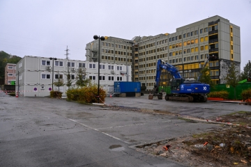 Luxemburg-Hollerich / Abriss der alten Gesundheitskasse