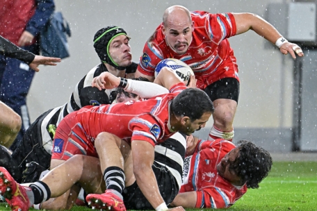 Europe Conference / Rugby-Nationalmannschaft überwindet Startschwierigkeiten und bezwingt Österreich