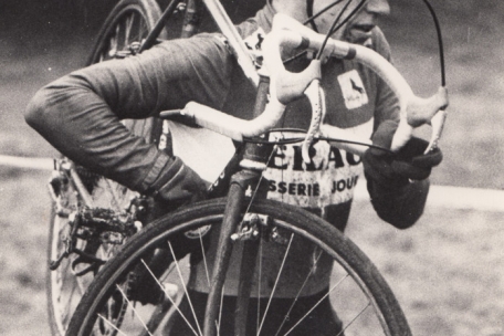 Claude Michely beim Cyclocross 1985 in Contern