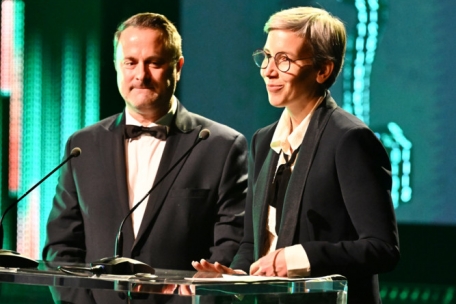 Tosenden Applaus gab es f&uuml;r Noch-Kulturministerin Sam Tanson