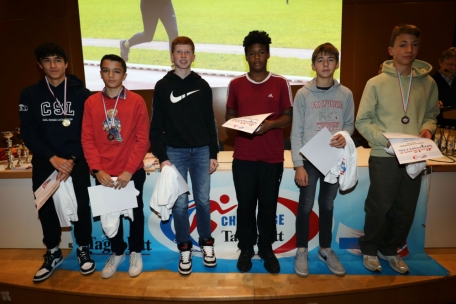 Bei den Scolaires (Jahrgang 2010) hieß der Sieger Frédéric Herr (CSL). Er ließ Guillaume Schoeben (Celtic), Sasha Mallouk (CSL), Gabriel Carvalho (CAD), Mathis Couque (Celtic) und Tim Heintz (CAS) hinter sich.