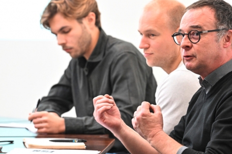 V.l.n.r.: Joe Birsens, Daniel Strock und Emmanuel Cornelius