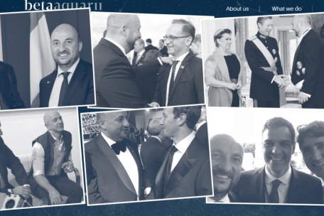 Gut, wenn man einen kennt, der einen kennt: Mit den Kontakten aus seiner Politkarriere wirbt Etienne Schneider auf der Website seiner Beratungsfirma (Zusammenstellung durch den Autor).