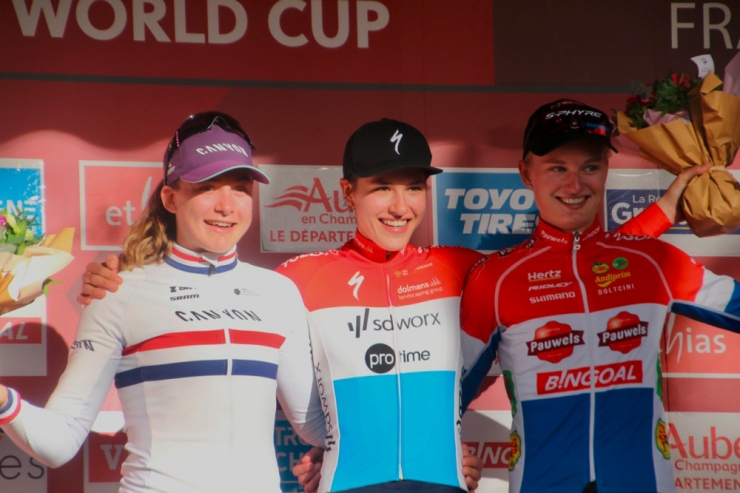 Radsport / Cyclocross-Weltcup in Troyes: Schreiber in der U23 wieder obenauf