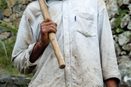 Bauer im Vale do Paúl