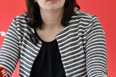 Carole Thoma ist Co-Sprecherin von „déi Lénk“ und Mitglied der Arbeitnehmerkammer CSL