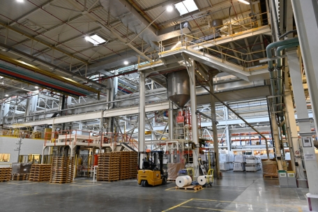 Blick in das Werk von Ampacet in Düdelingen