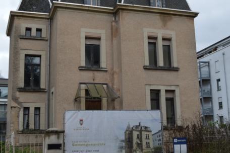 Die Villa Conter wird zum Stadtarchiv um- und ausgebaut