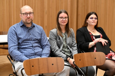 V.l.n.r.: Yves Bissen, Chef des Verkehrsdiensts der Escher Gemeinde, sowie Shirin Decker und Liza Bertinelli von Schroeders&Associés