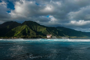 Spiele 2024 / Ärger um Surf-Turm: Ein Südsee-Dorf gibt Olympia-Machern Kontra