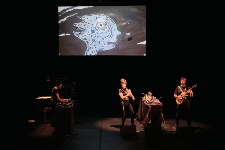 „Minuit“  / Un concert dessiné produit par les Rotondes – La nuit, tous les chats sont gris