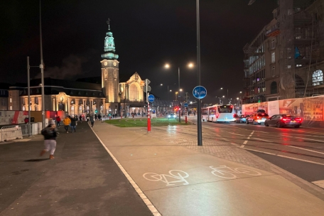 Der Hauptbahnhof am Donnerstagabend