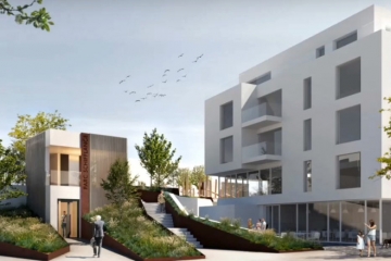 Schifflingen / Mehrwert mit Preis: Die Parkanlage auf dem Parkhaus 