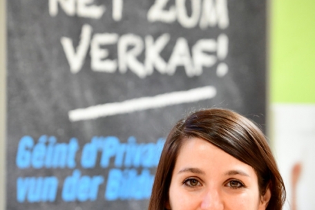 Vera Dockendorf, Sekundarlehrerin und Sprecherin vom SEW/OGBL