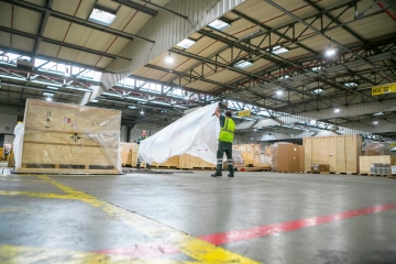 Cargocenter / Vier Hauptanliegen der Angestellten: Gewerkschaften treffen Transportministerin  Yuriko Backes