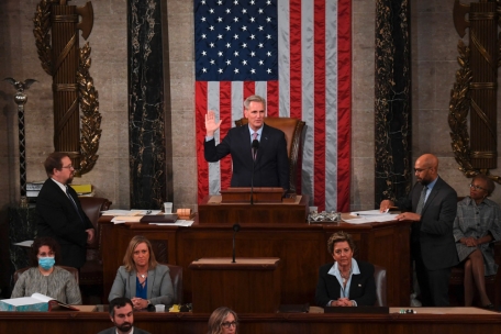 Der neu gewählte Vorsitzende des US-Repräsentantenhauses, Kevin McCarthy