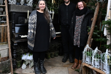 V.l.: Edith Riehm, Michael Riehm und Beatrice Zabalestra