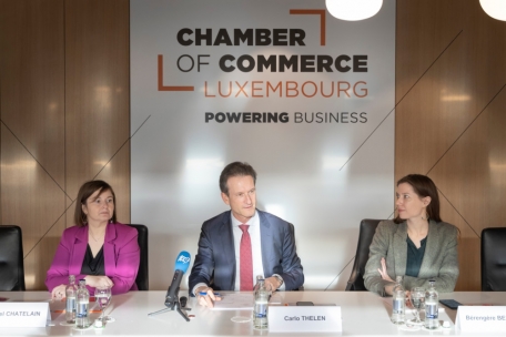 Christel Chatelain, Carlo Thelen und Bérengère Beffort