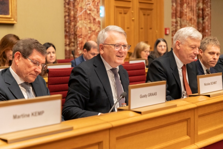 Vor Europawahlen / EU-Kommission auf der Zielgeraden: Nicolas Schmit stellt letzte Initiativen vor