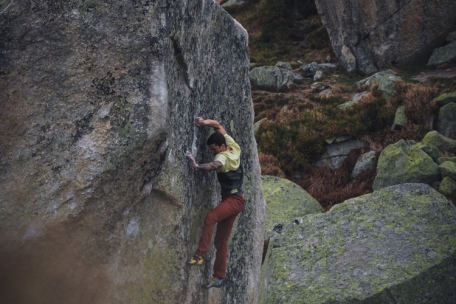 Boulderspezialist Jay Hoffmann schaffte in Berdorf eine 8c