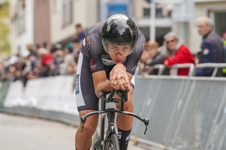 Radsport / Der WorldTour nahe: Mats Wenzel will sich in diesem Jahr für das Profi-Team von Lidl-Trek empfehlen