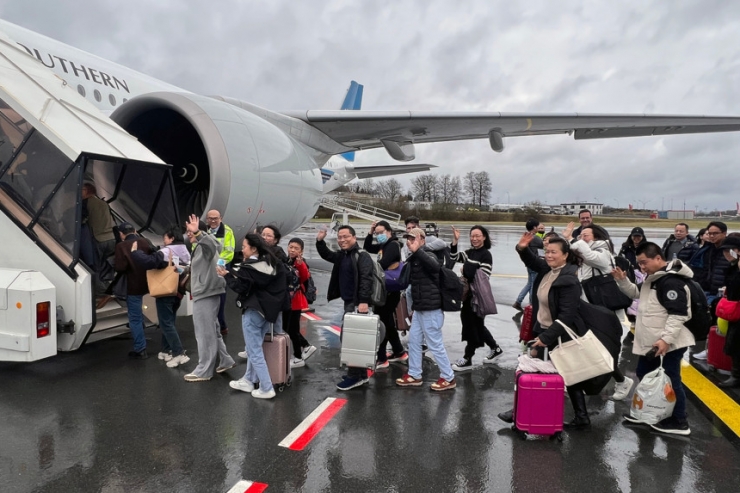 Luxairport / Erster Direktflug nach China hob am Freitag ab