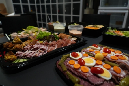 Kalte Platte als Walking Dinner