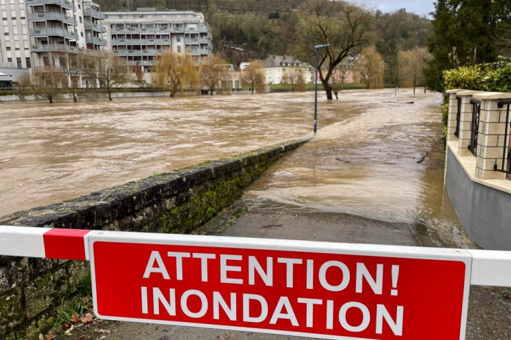 Hochwasser / Wasserwirtschaftsamt: Pegel von Alzette und Zuflüssen können erneut ansteigen