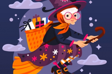 Dreikönigstag am 6. Januar / Nikolaus ist arbeitslos, La Befana bringt die Geschenke