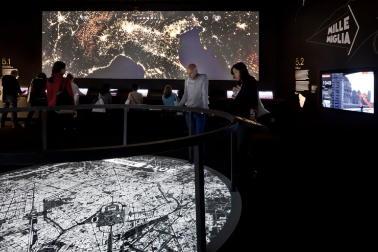 Europamuseum Schengen / Italiener verbannen die Schaukästen und sorgen für multimediales Vergnügen