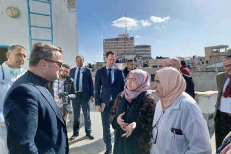 Nahost-Reise / An Tag zwei hat Außenminister Bettel die palästinensische Seite besucht