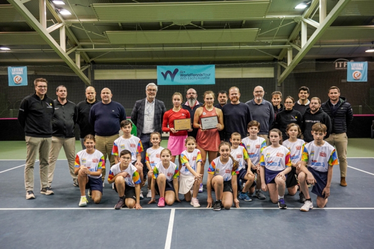 Tennis / ITF-W15-Turnier in Esch: Ukrainerin Podrez gewinnt Titel