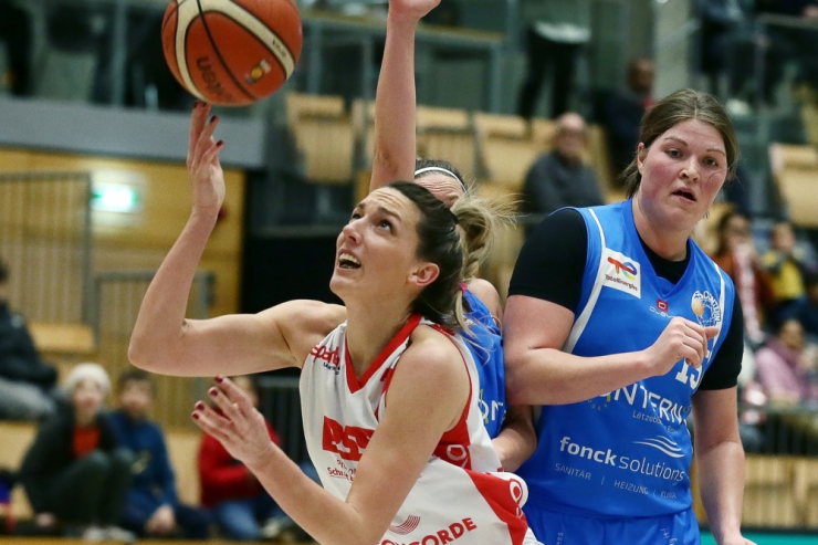 LBBL Damen / Sparta gewinnt Premierenspiel im Centre Atert gegen Contern