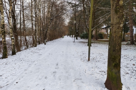 Der Spazierweg am Montag