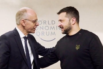 Gespräch / Premier Frieden trifft Selenskyj beim Weltwirtschaftsforum in Davos