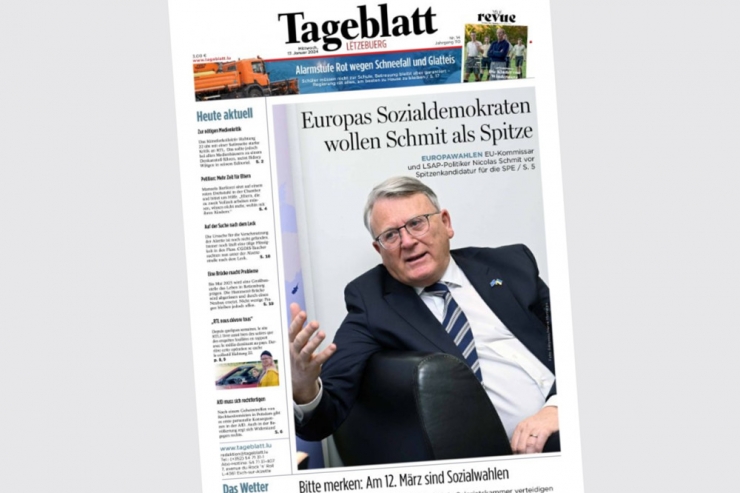 Glatteis & Schnee / Das Tageblatt wird heute nicht ausgetragen – Hier gibt es das E-Paper kostenlos