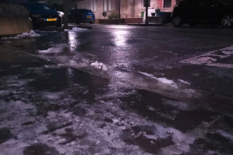 Eine Wohnstraße in Esch